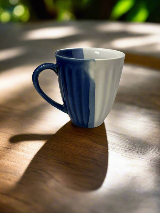 Two-Tone Matte & Glossy Ceramic Mug