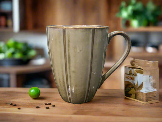 Earthy Tones with Textured Design Mug