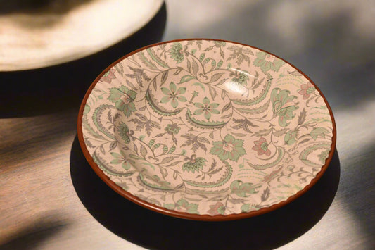 Floral Ceramic Deep Plate