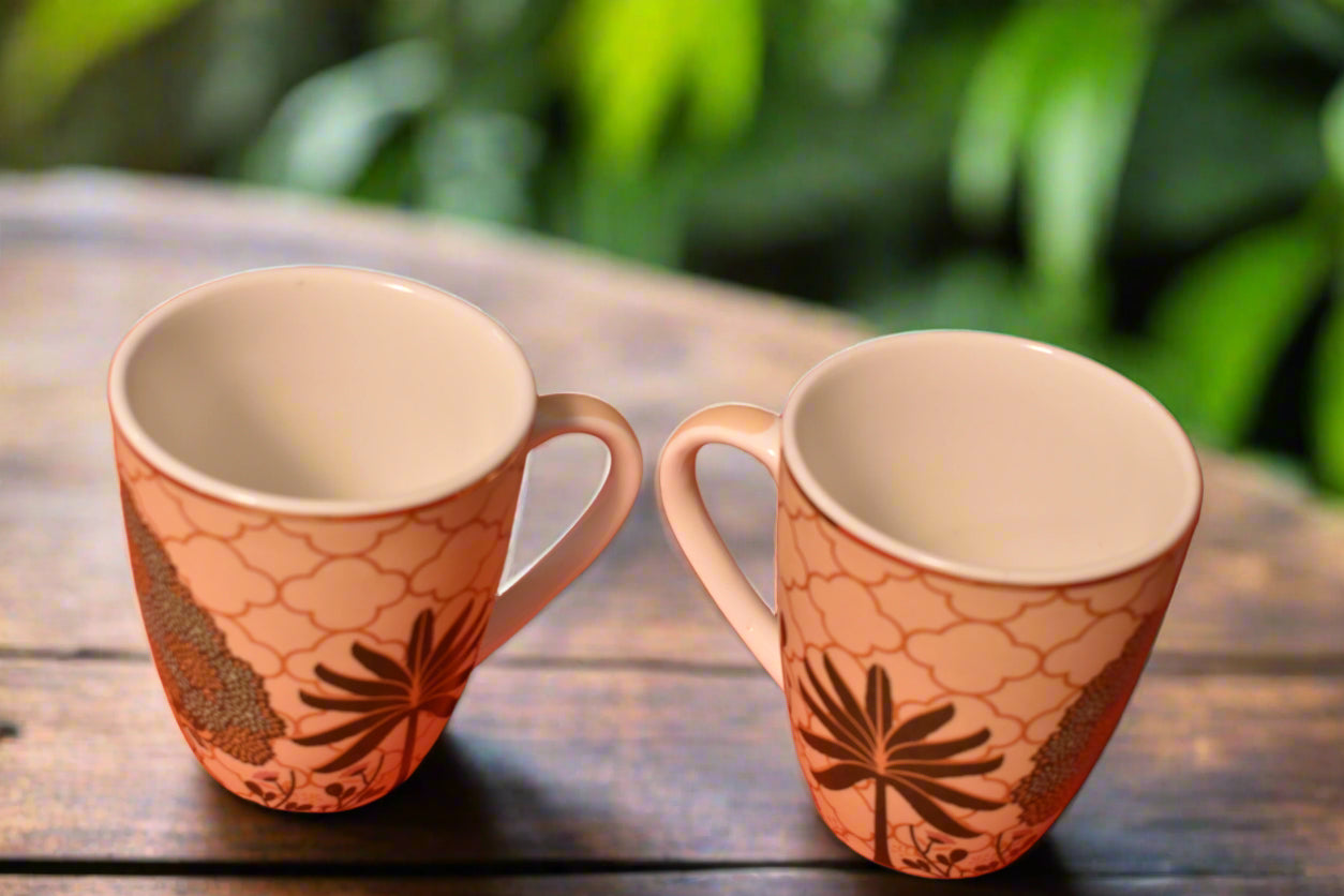 Terracotta Bloom | Artistic Tumbler Mug
