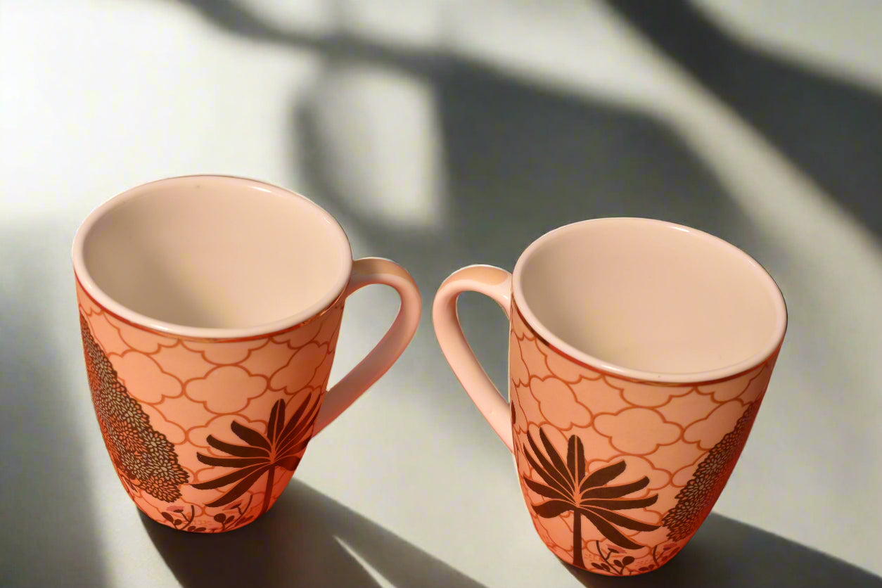 Terracotta Bloom | Artistic Tumbler Mug