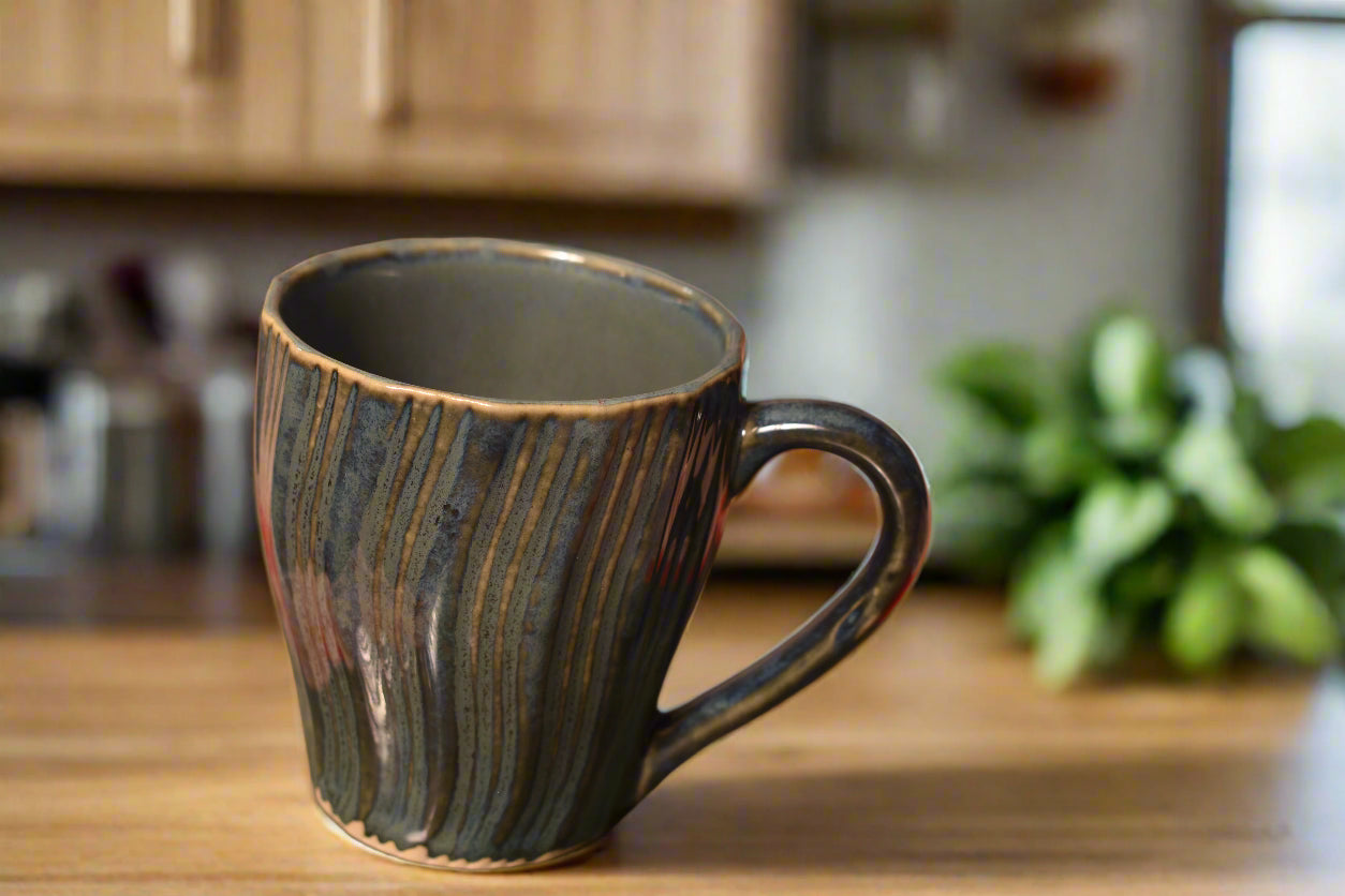 Rustic Drift Ceramic Coffee Mug