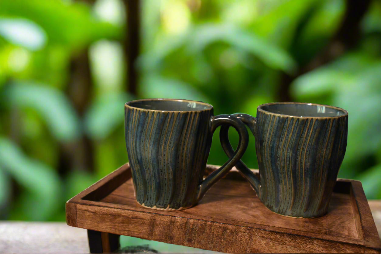 Rustic Drift Ceramic Coffee Mug
