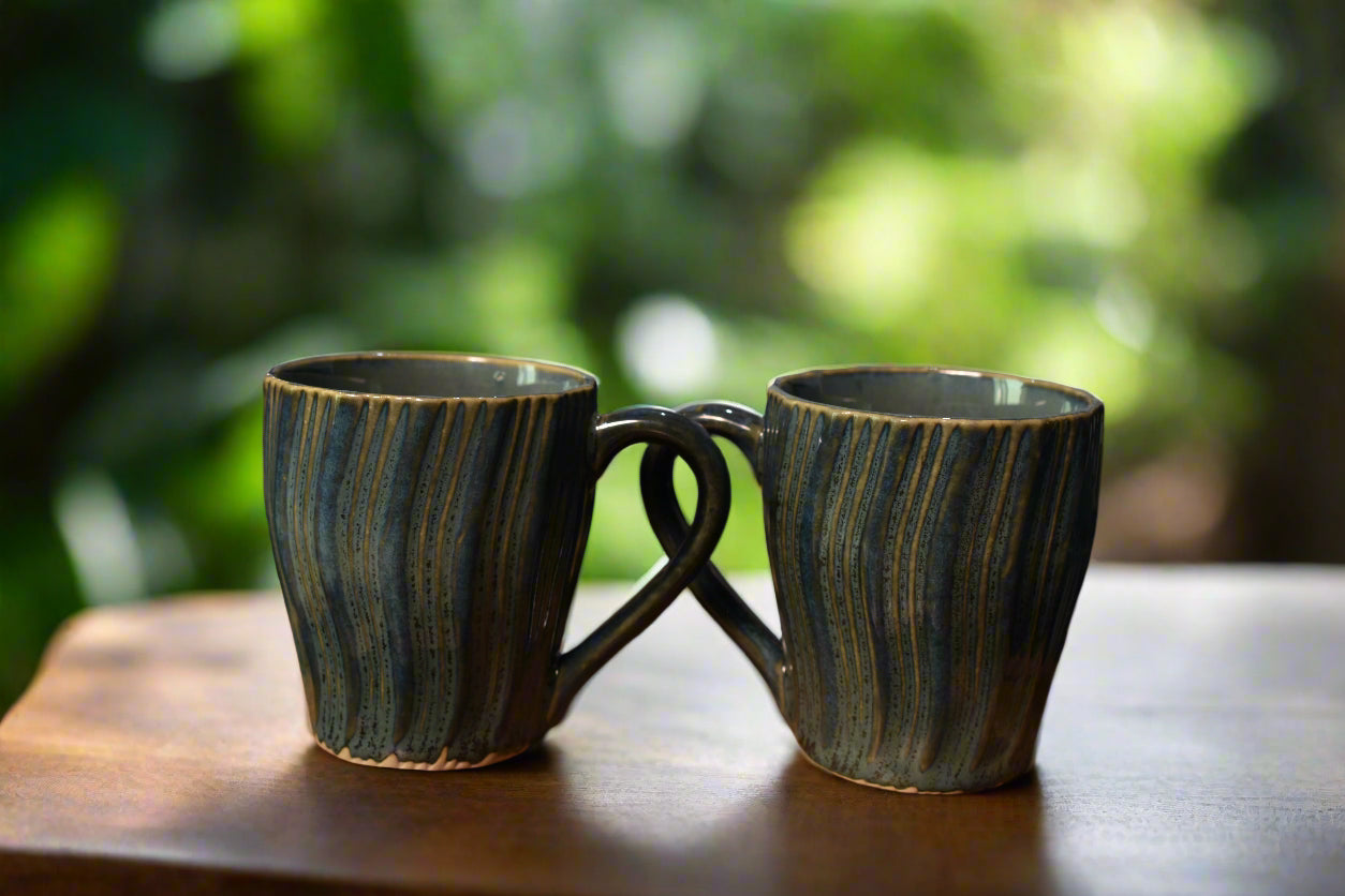 Rustic Drift Ceramic Coffee Mug