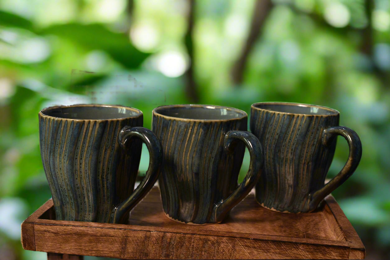 Rustic Drift Ceramic Coffee Mug