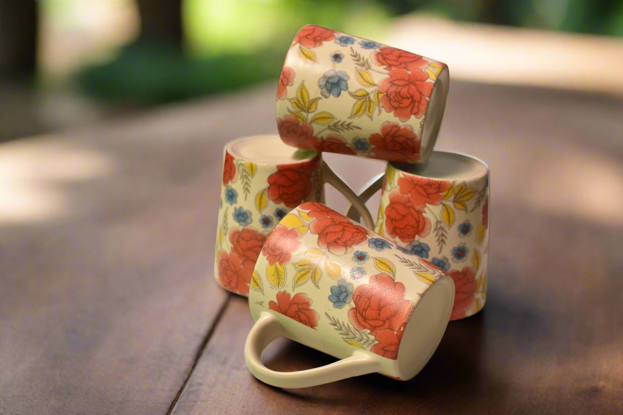 Vintage Floral Bloom Coffee Mug