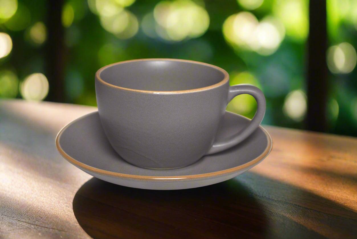 Grey Classic Coffee Cup