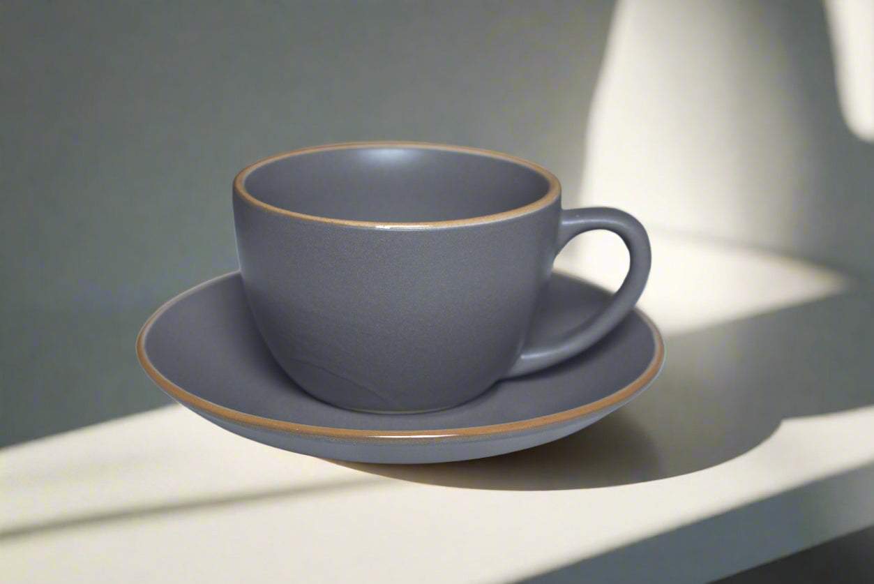 Grey Classic Coffee Cup