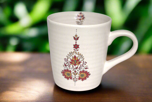 Minimalist Vintage Floral Mug