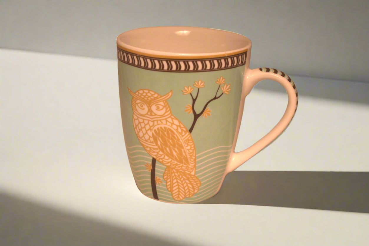 Elegant Owl-Themed Mug