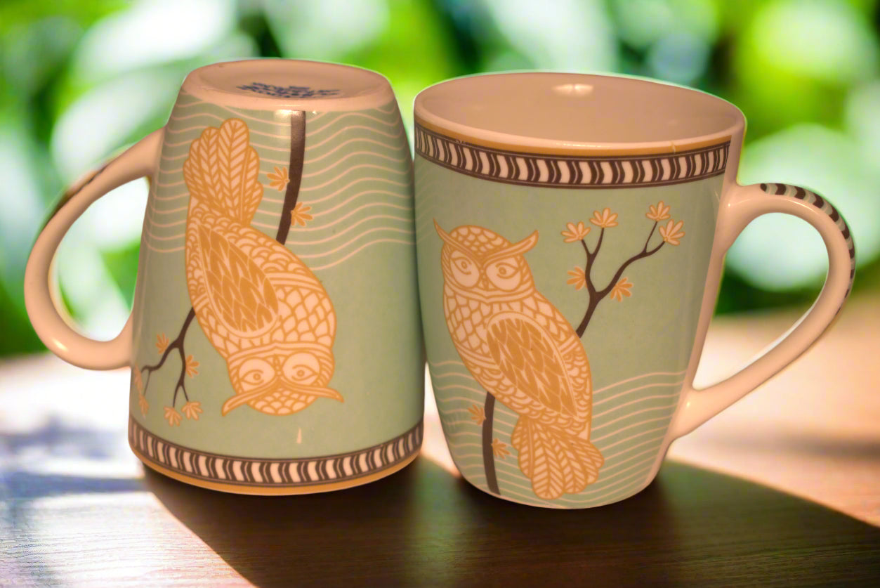 Elegant Owl-Themed Mug