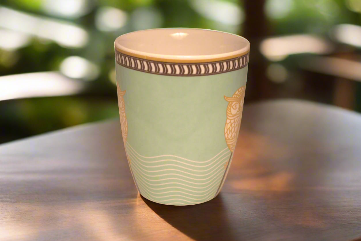Elegant Owl-Themed Mug