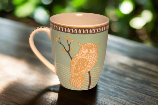 Elegant Owl-Themed Mug