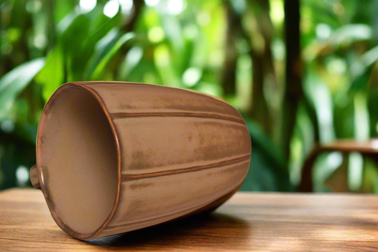 Earthy Tones with Textured Design Mug