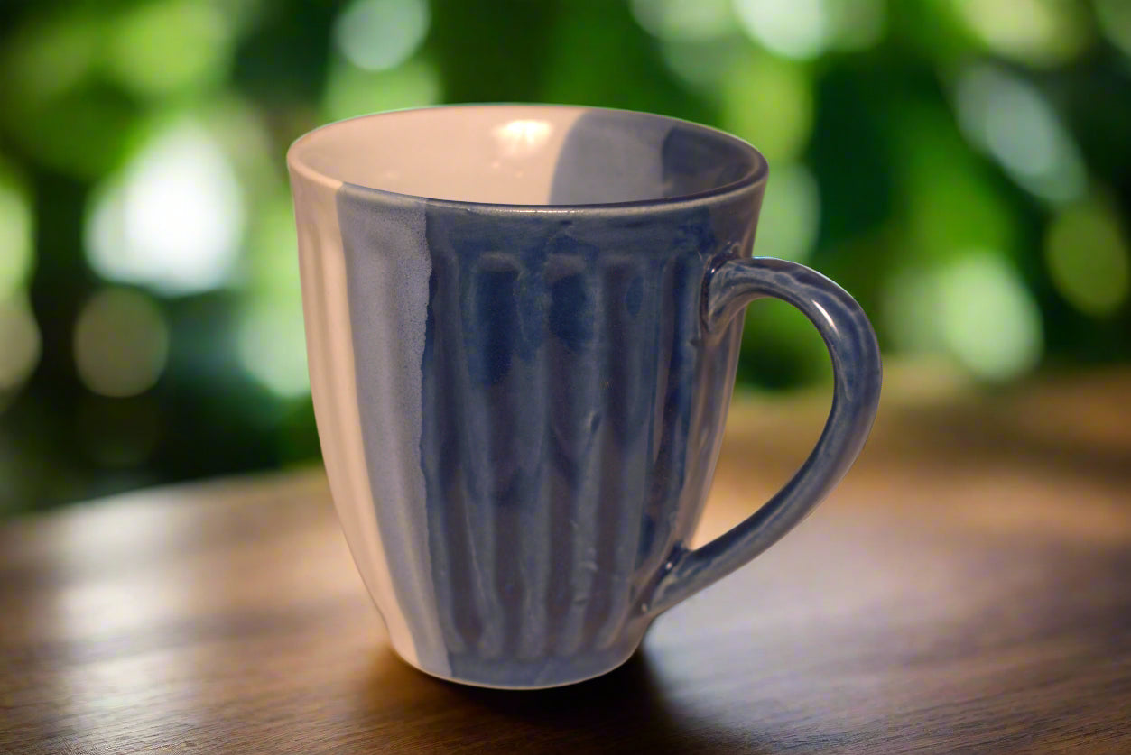 Two-Tone Matte & Glossy Ceramic Mug