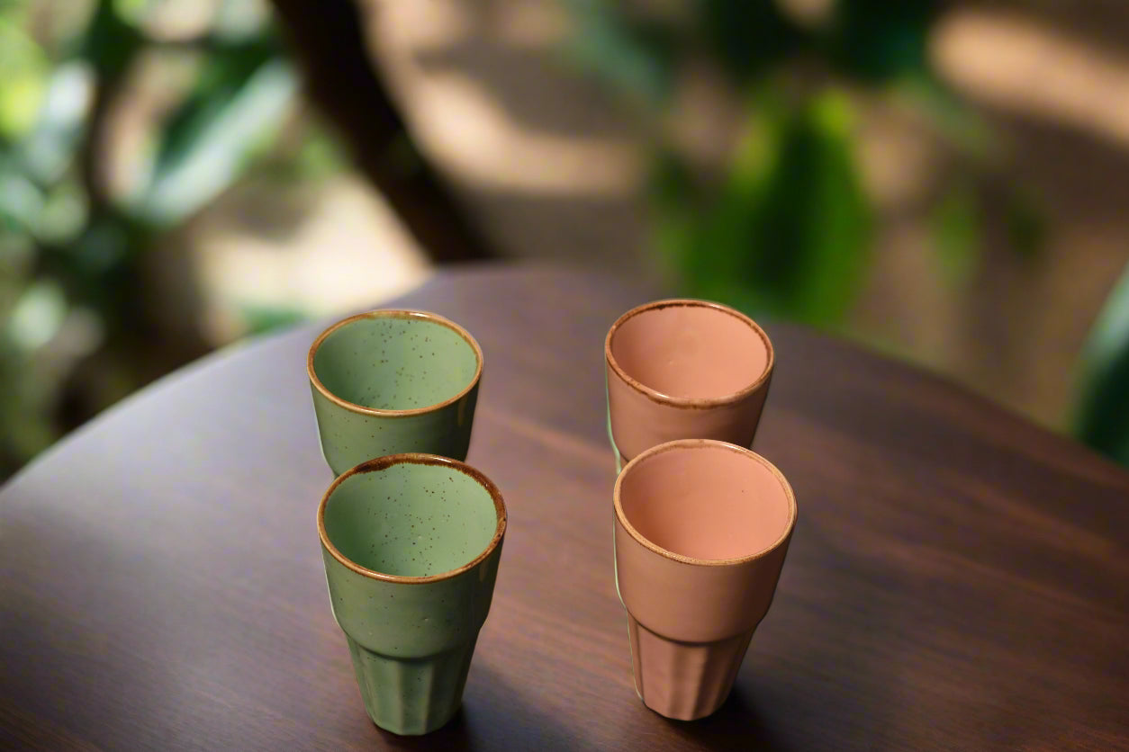 Cone-Shaped Tea Cups