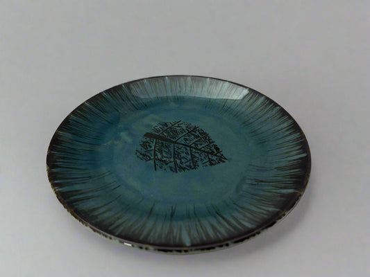 Spacious 10-inch Blue Plate