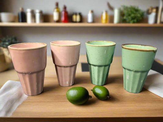 Cone-Shaped Tea Cups
