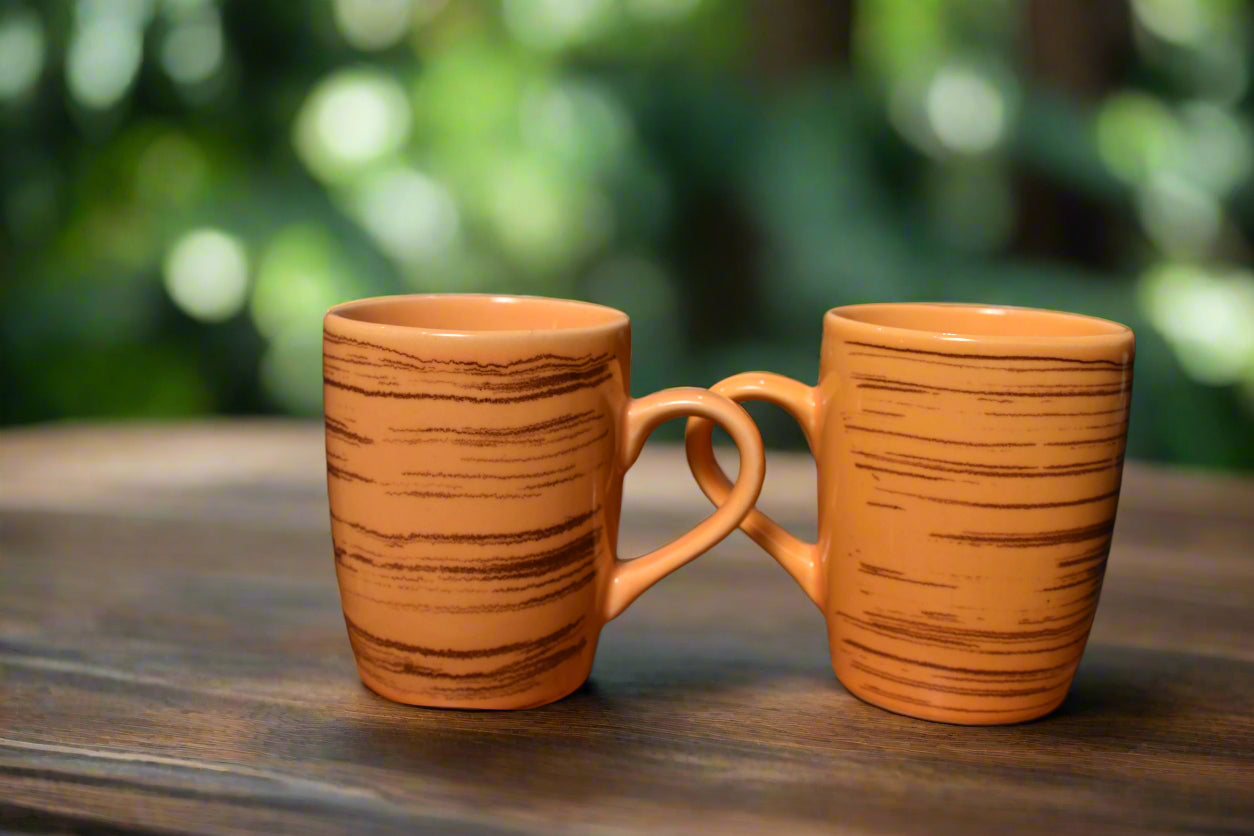 Aesthetic Woodgrain Ceramic Mug