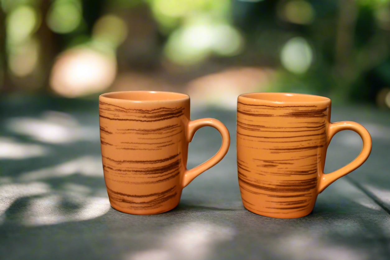 Aesthetic Woodgrain Ceramic Mug