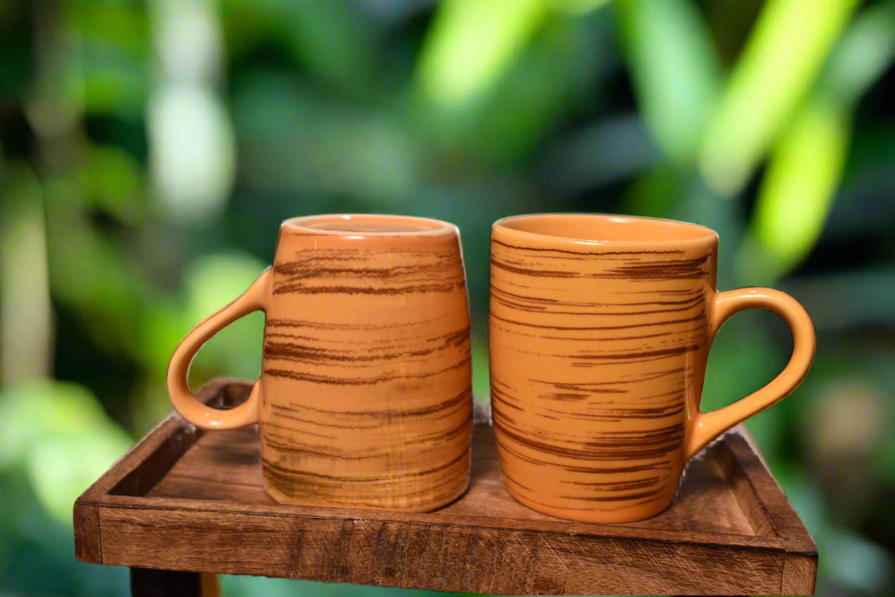 Aesthetic Woodgrain Ceramic Mug