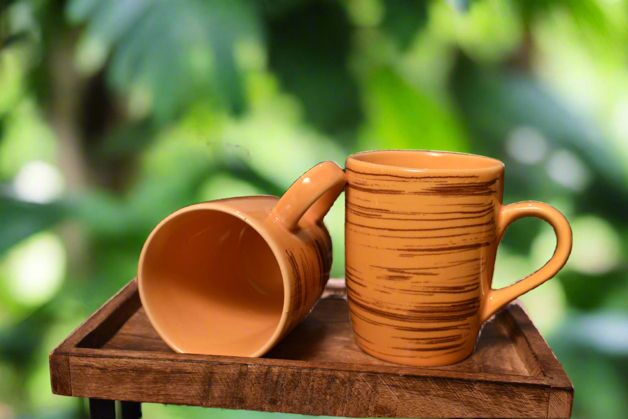 Aesthetic Woodgrain Ceramic Mug
