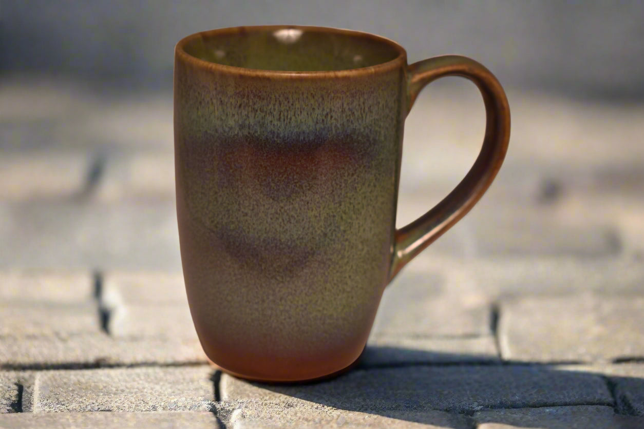 Rustic Glazed Ceramic Mug – Artisan Coffee Cup
