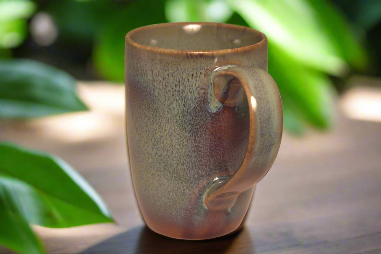 Rustic Glazed Ceramic Mug – Artisan Coffee Cup
